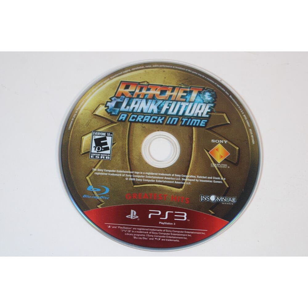 Ratchet & Clank Future: A Crack in Time (Sony PlayStation 3 PS3) Disc Only